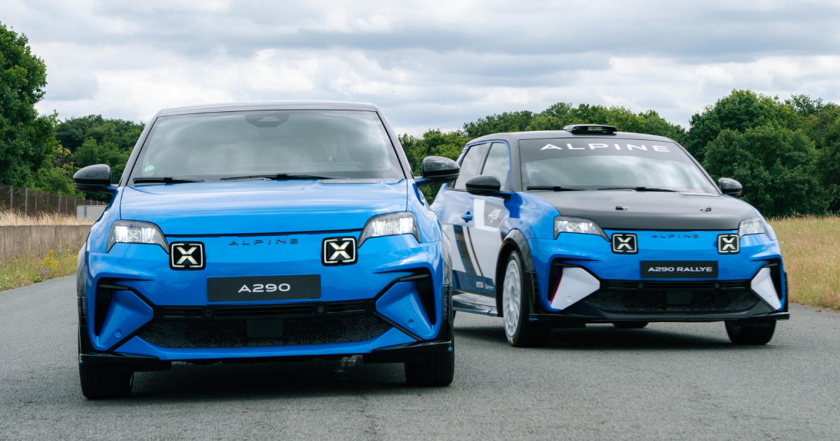 Interiør af Alpine A290 Rallye