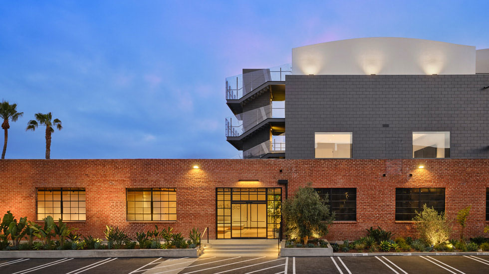 Udsigt over det nye Apple Music studie i Culver City