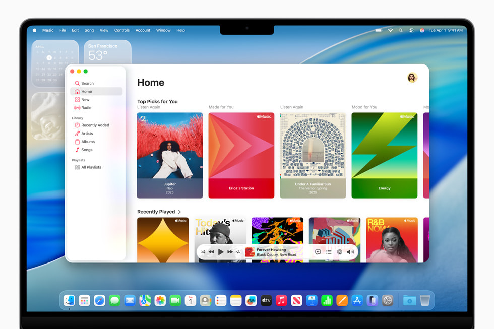 macOS Tahoe 26 - Apple Music