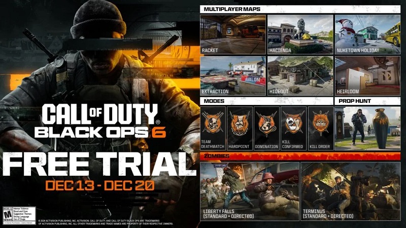 Call of Duty: Black Ops 6 plakat med gratis ugeindhold