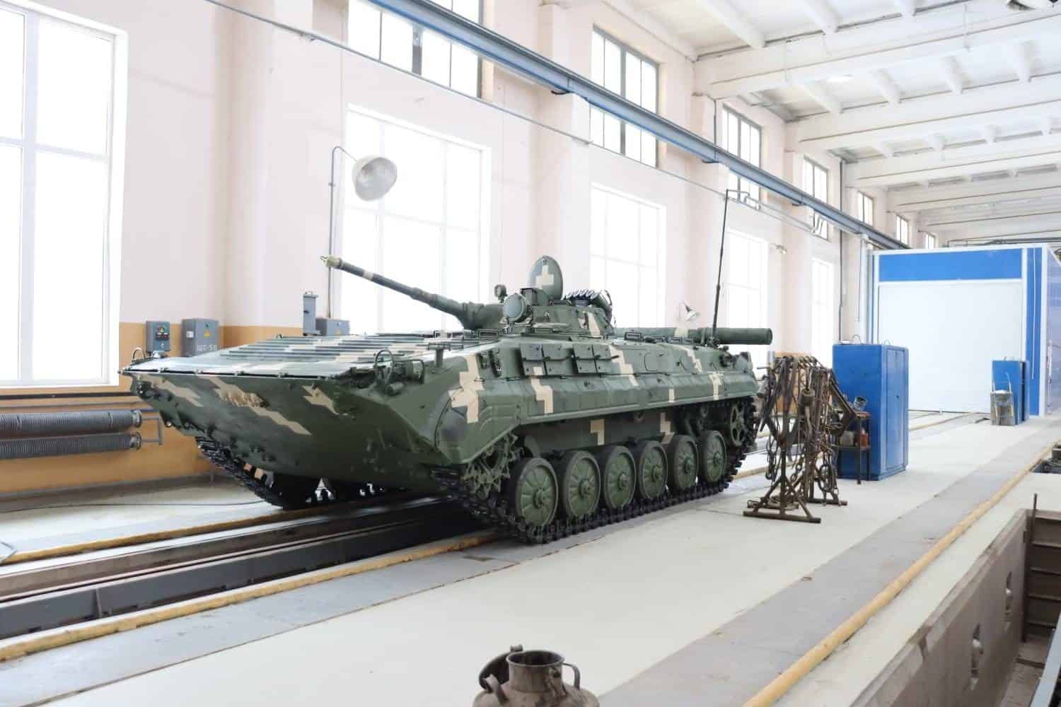 Repareret og opgraderet BMP-1