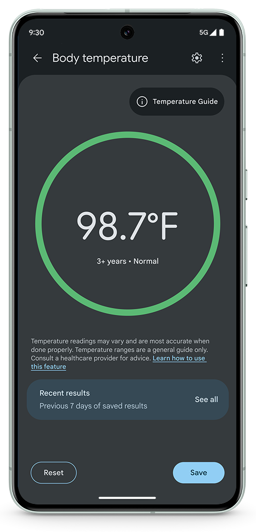 Google Pixel 8 Pro kan nu måle din kropstemperatur, når du stryger den hen over dit ansigt-3