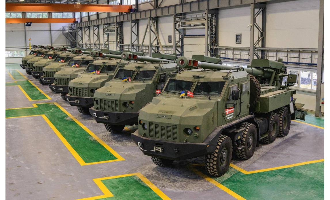 Ukrainske Bohdan luftforsvarssystemer