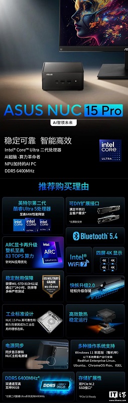 NUC 15 Pro Specifications