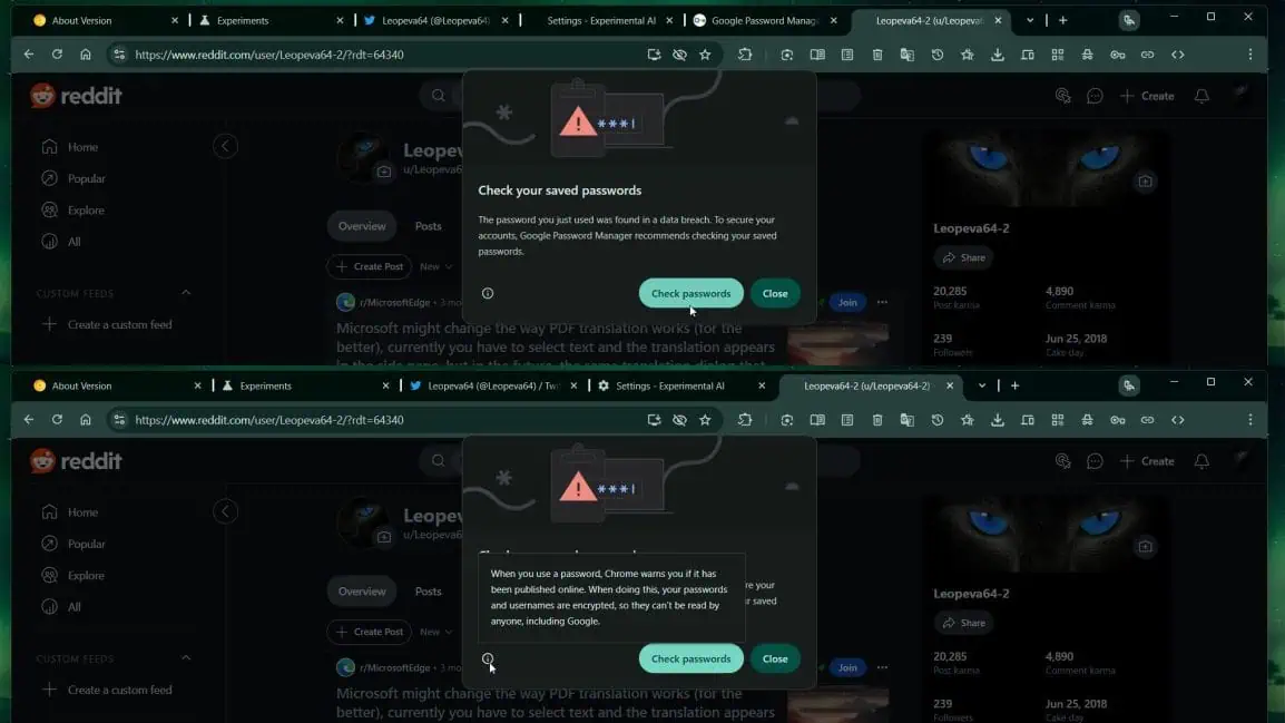Opdater din adgangskode i Google Password Manager