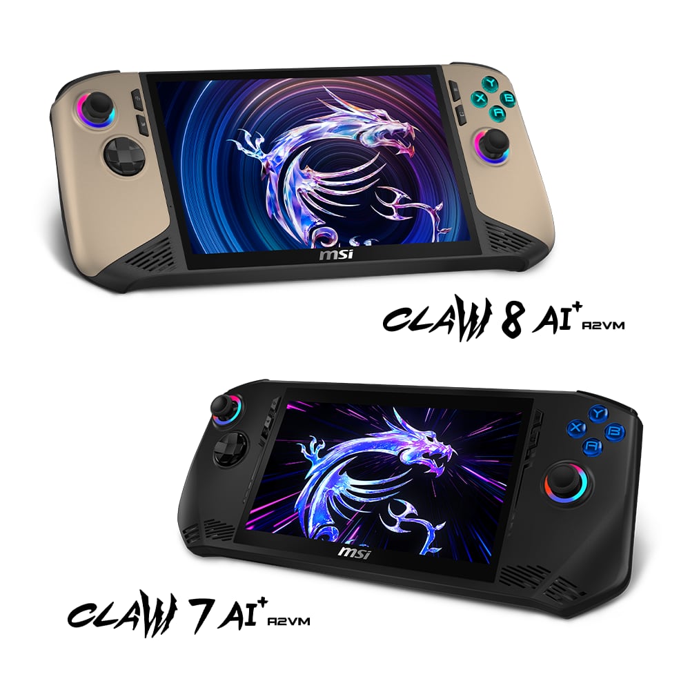 Claw 7 AI+ og Claw 8 AI+ konsoller