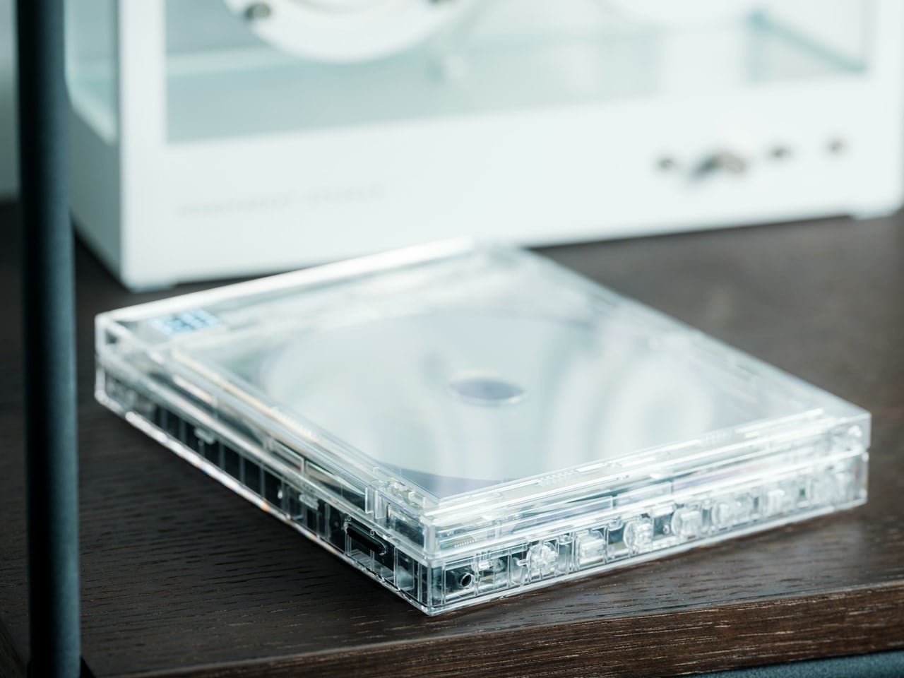 The stylish look of a ClearFrame CD player