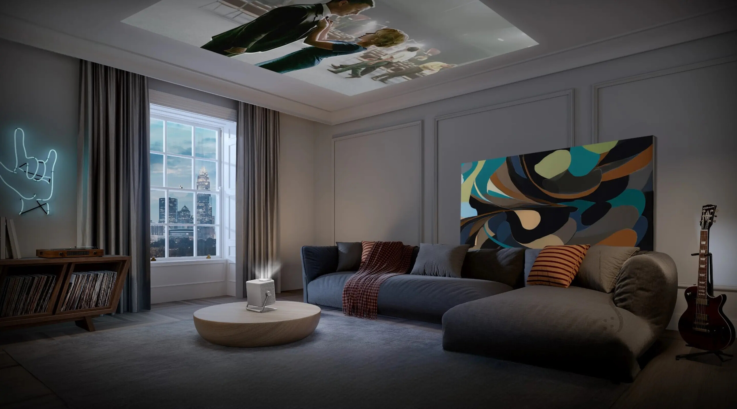 Hisense M2 Pro Laser Mini Projektor loftinstallation