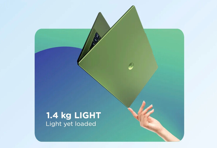 Skærm på Motorola Moto Book 60 bærbar