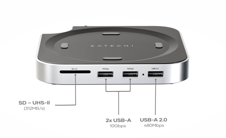 Satechi dockingstation til Mac mini, nederste del