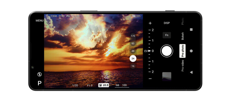 Grænseflade Sony Xperia 1 VII. Illustration: Sony