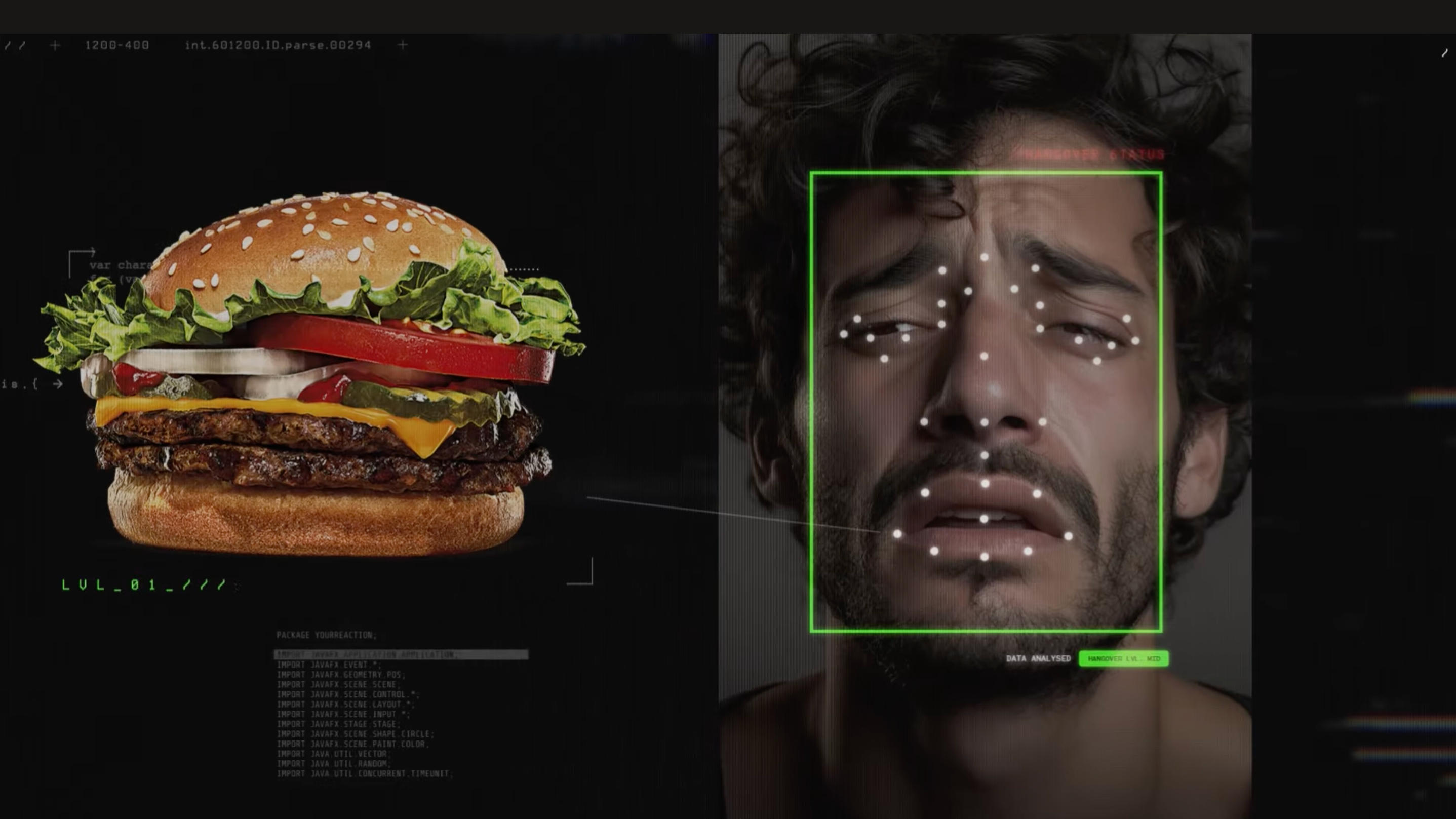 Burger King har lanceret en "tømmermændsniveau"-scanningsapp for at give rabatter