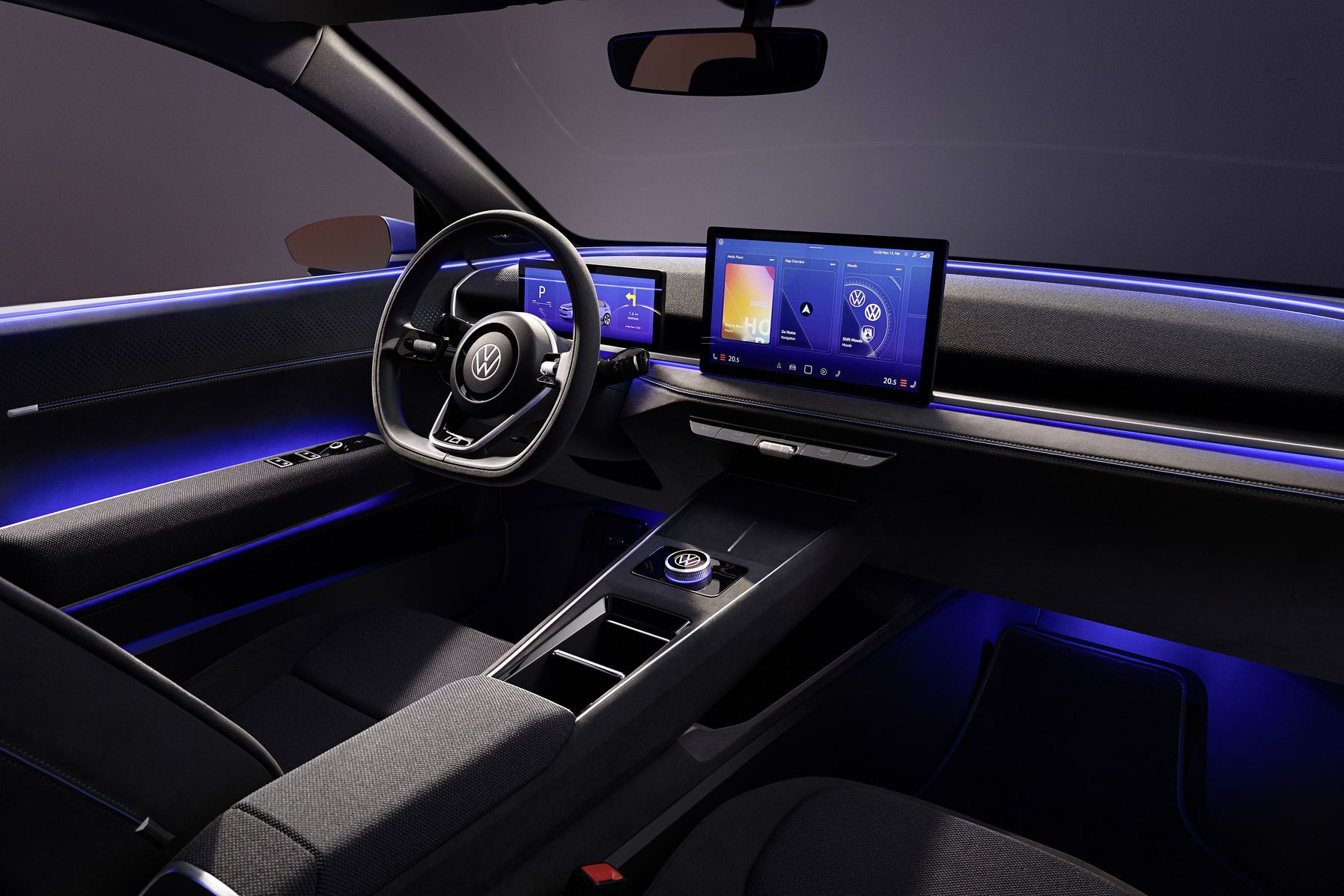 Интерьер Volkswagen ID. 2all concept