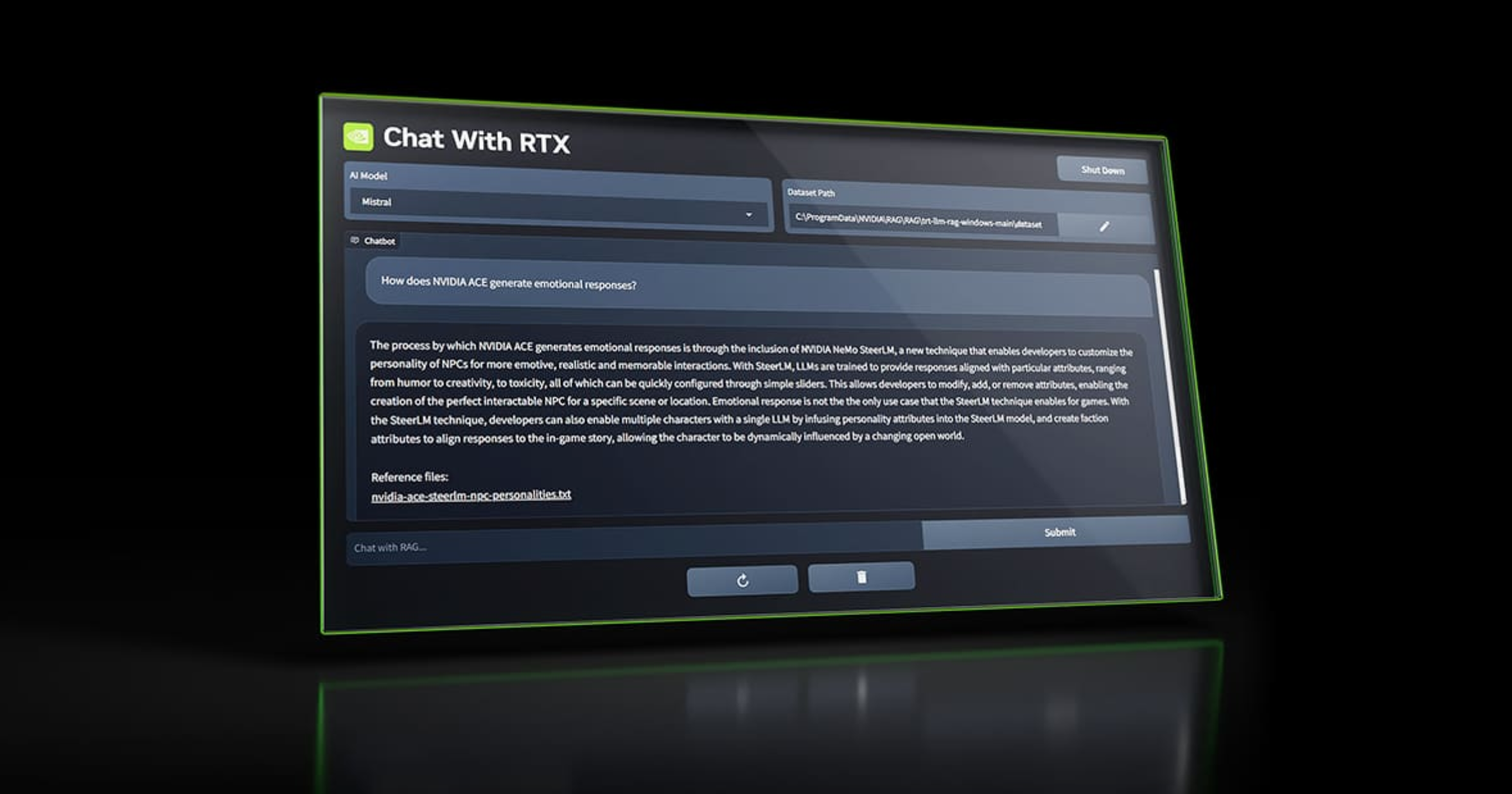NVIDIA har udgivet en chatbot, der kører direkte på brugerens pc