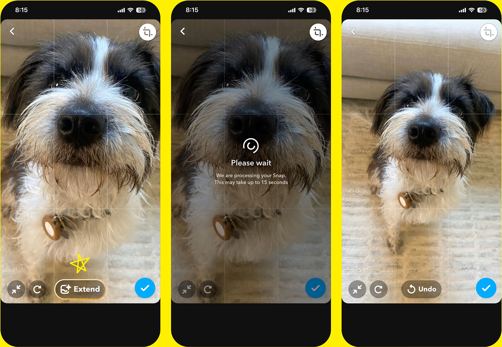 Snapchat+-abonnenter kan nu bruge AI til at skabe eller udvide billeder i appen