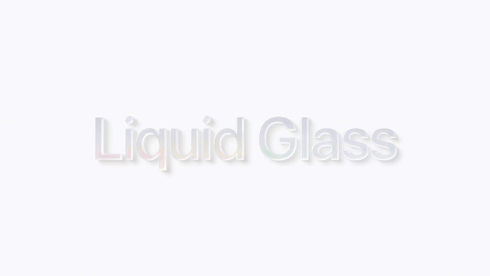 Liquid Glass applikationsdesign