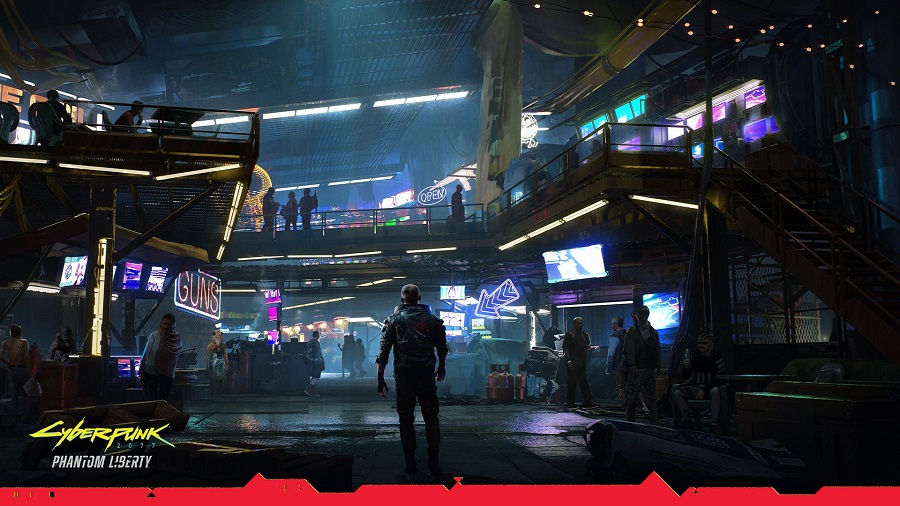 Cyberpunk 2077-udviklerne har afsløret stemningsfulde billeder af et af de centrale steder i Phantom Liberty-udvidelsen.-2