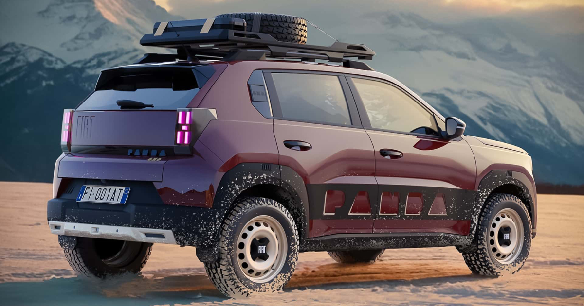 Fiat Grande Panda 4x4 koncept bagenden