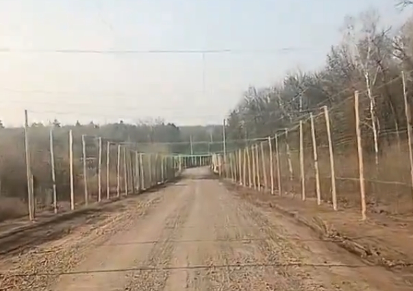 Ukrainsk anti-drone tunnel