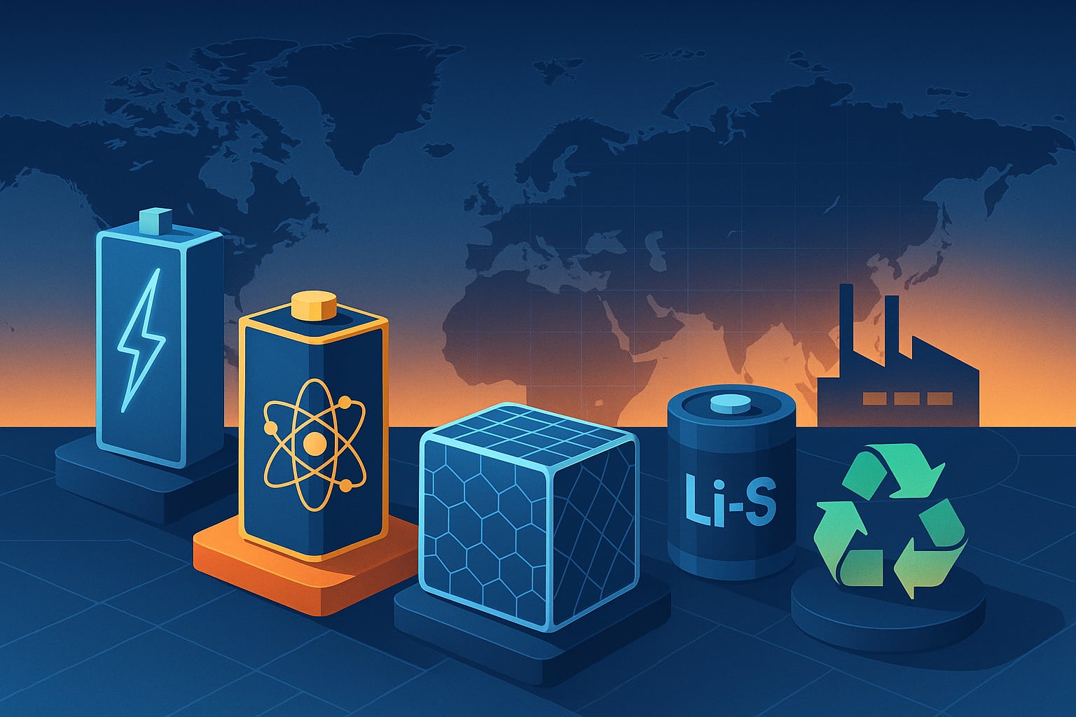 Illustrativt billede af fremtidens batterier