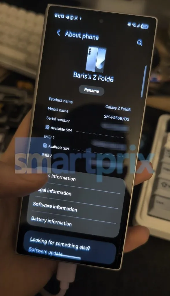 Galaxy Z Fold 6 med nye funktioner