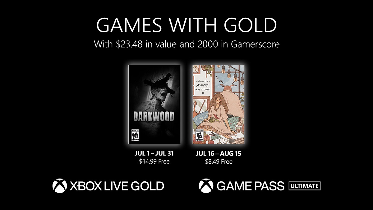 Xbox Live Gold-abonnenter modtager to spil i juli: gyserspillet Darkwood og det smarte puzzle-spil When The Past Was Around.
