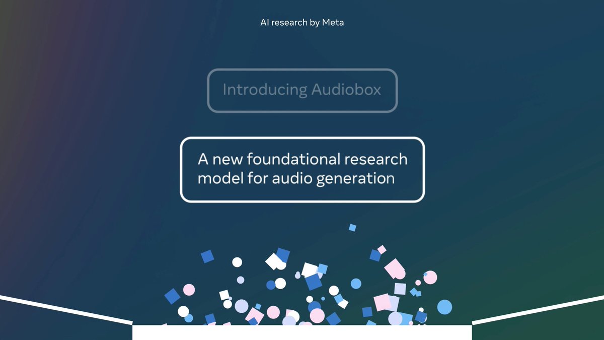 Meta introducerede Audiobox - AI til stemmegenerering og lydeffekter