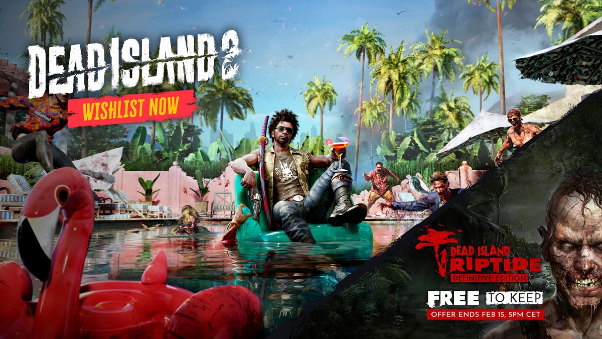 Zombie-actionspillet Dead Island 2 kommer på Steam i april, og du kan hente Dead Island: Riptide gratis der nu