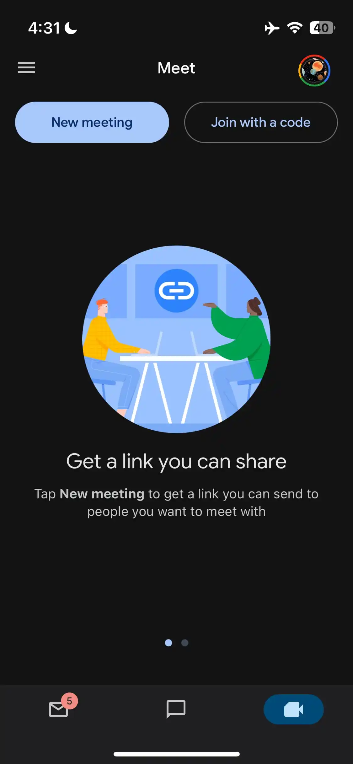 Detaljer af det nye Gmail-design til iPhone