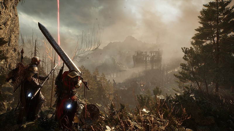 Illustration af co-operativ tilstand i Lords of the Fallen