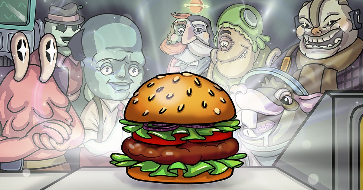 Lav en burger til rumvæsnerne: En gratis giveaway af roguelite-actionspillet Godlike Burger er lanceret på EGS