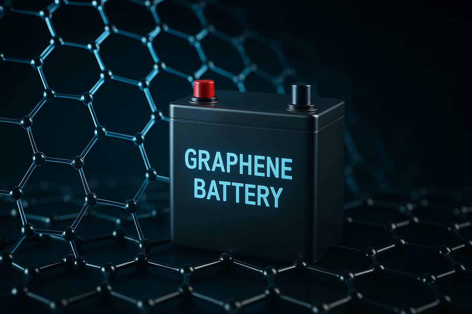Illustrativt billede af et grafenbatteri
