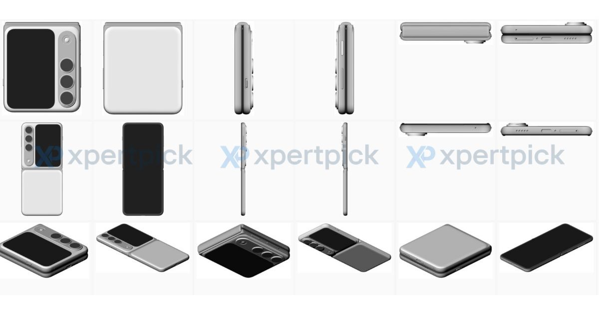 Patentbillede af Oppo Find N5 Flip