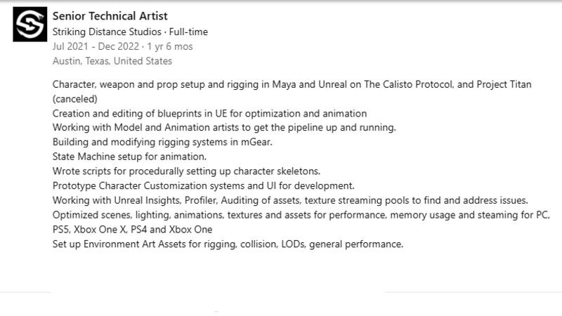 Et billede relateret til annulleringen af Project Titan