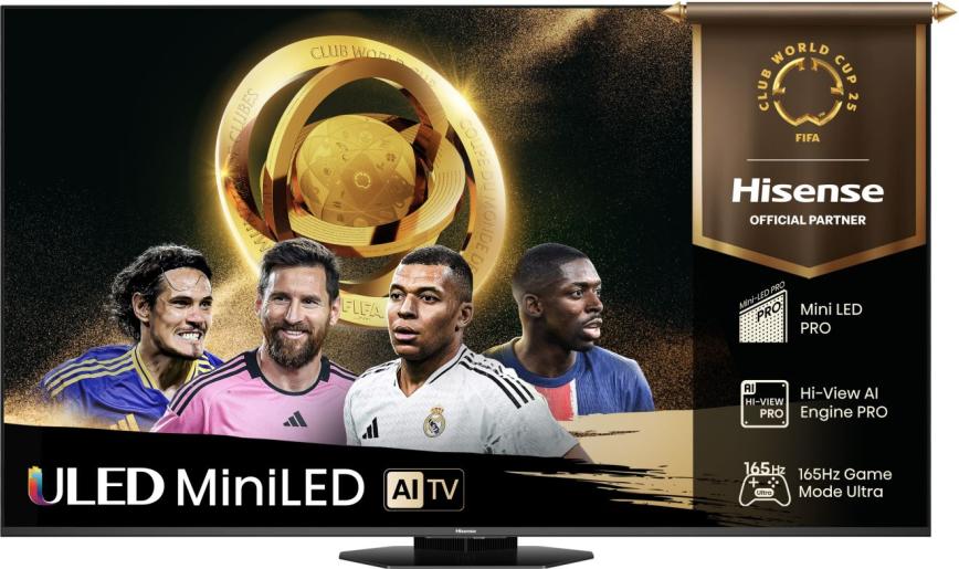 Hisense U8Q Mini LED TV i Europa
