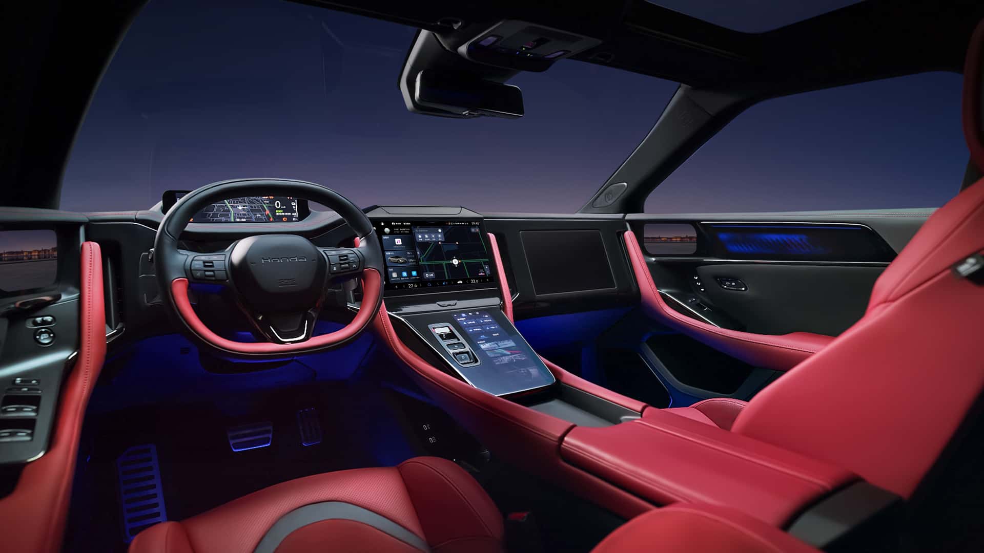 Honda GT interiør. Illustration: Honda