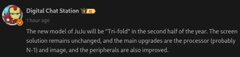 Lækede billeder af den nye Huawei Mate XT tredobbelte foldetelefon