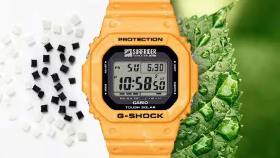 Lys gul G-Shock design