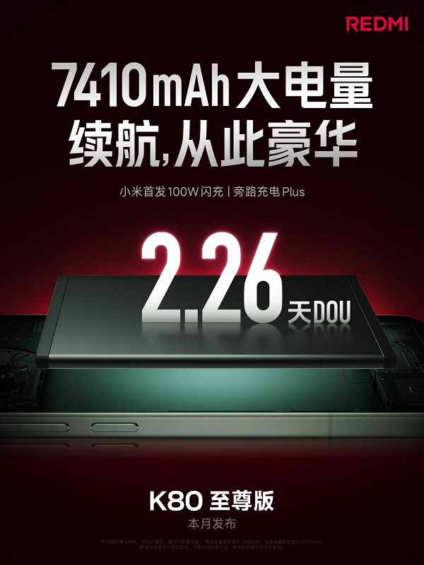 Redmi K80 Ultra smartphone illustration