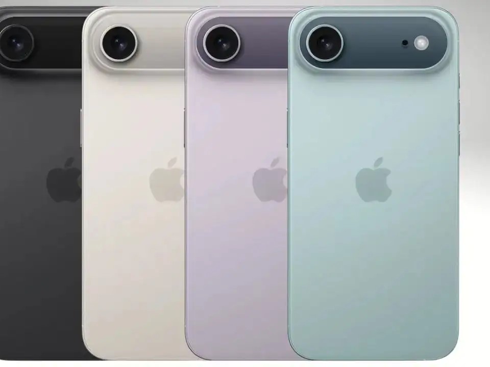 Farvepalet for iPhone 17 Air