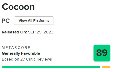 "Et af de bedste indiespil i 2023!" - kritikere roste action-platformen Cocoon fra skaberne af de berømte indiespil Limbo og Inside.-3