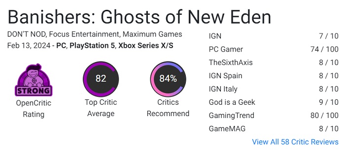 Høj score med blandede anmeldelser: Kritikerne tog godt imod actionspillet Banishers: Ghosts of New Eden-2