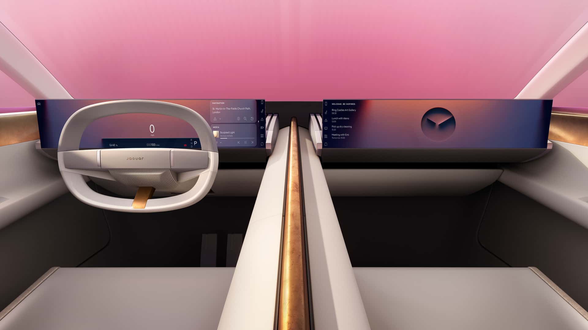 Jaguar Type 00 Concept sedan.