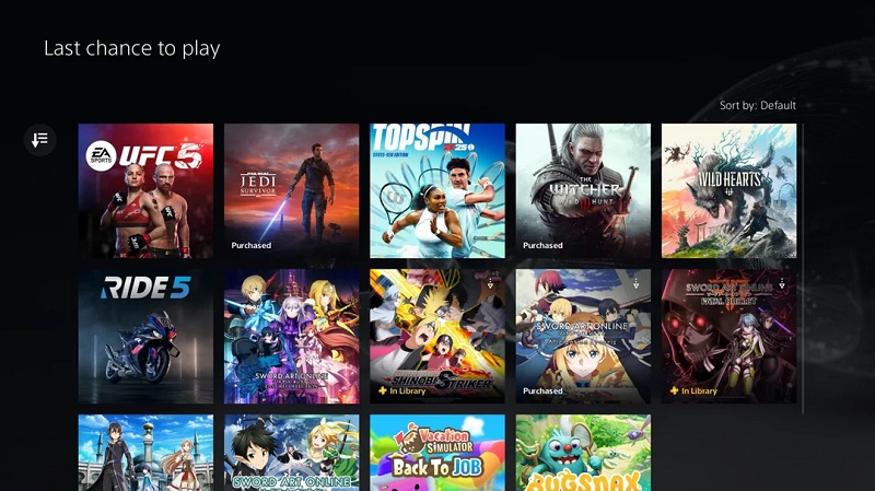 Notification when games are removed from PS Plus Extra and Premium