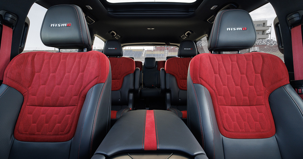 På en Nissan Armada NISMO testkørsel.