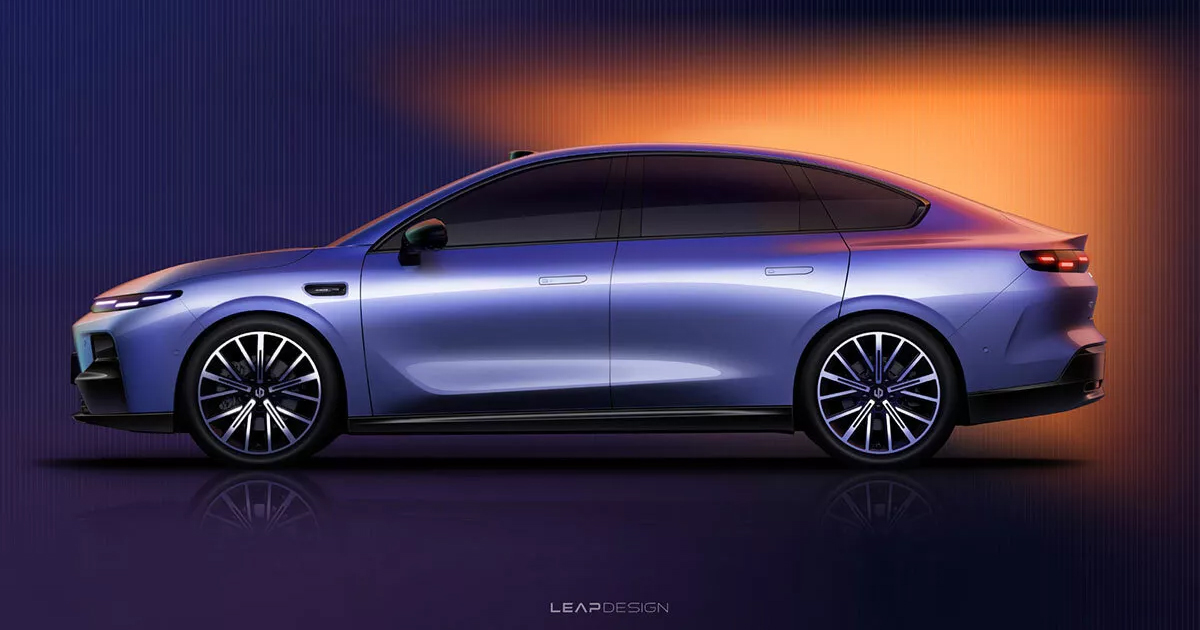 Rear of Leapmotor B01