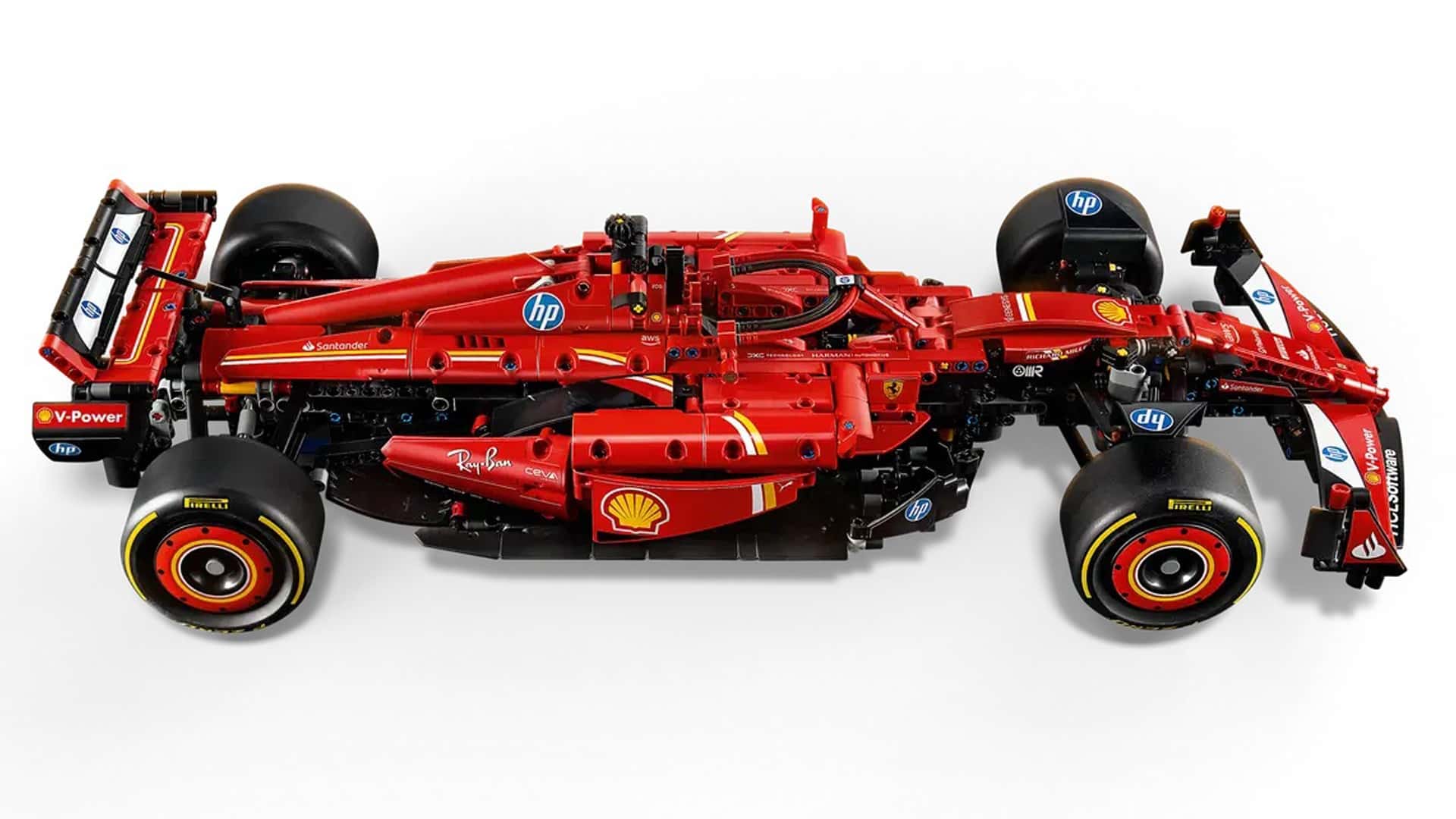 Модель Ferrari SF-24 от Lego с регулировкой спойлера