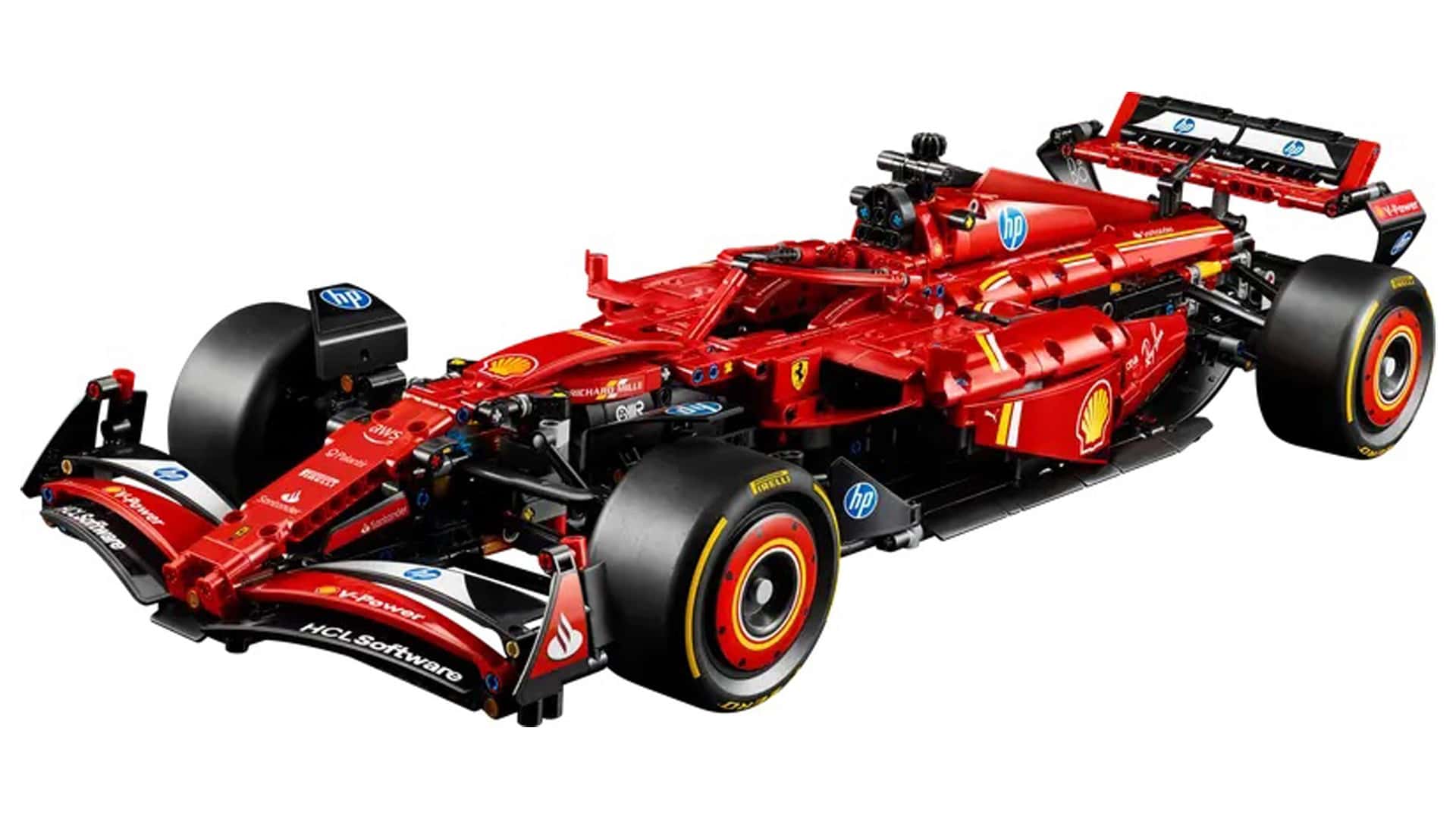 Общий вид модели Ferrari SF-24 от Lego