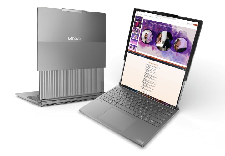 Billede af Lenovo Rollable Laptop i udvidet visning