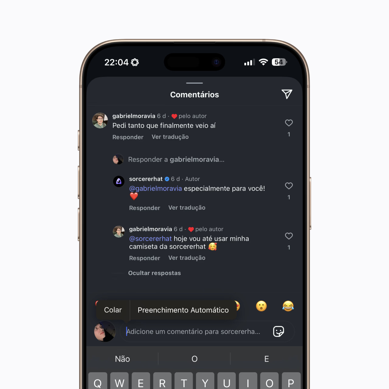 Ingen Genmoji i Meta-apps